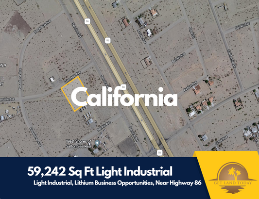 *NEW* LITHIUM VALLEY LOT!!  1337 Glendale Ave., Salton City, CA 92275 APN: 014-032-003-000 - Get Land Today
