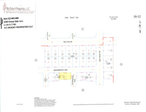 GREAT RESIDENTIAL LOT LOCATED IN A QUIET AREA!! LOW MONTHLY PAYMENTS OF $500.00  2205 Oceanside Ave., Salton City, CA 92275 APN: 016-122-002-000