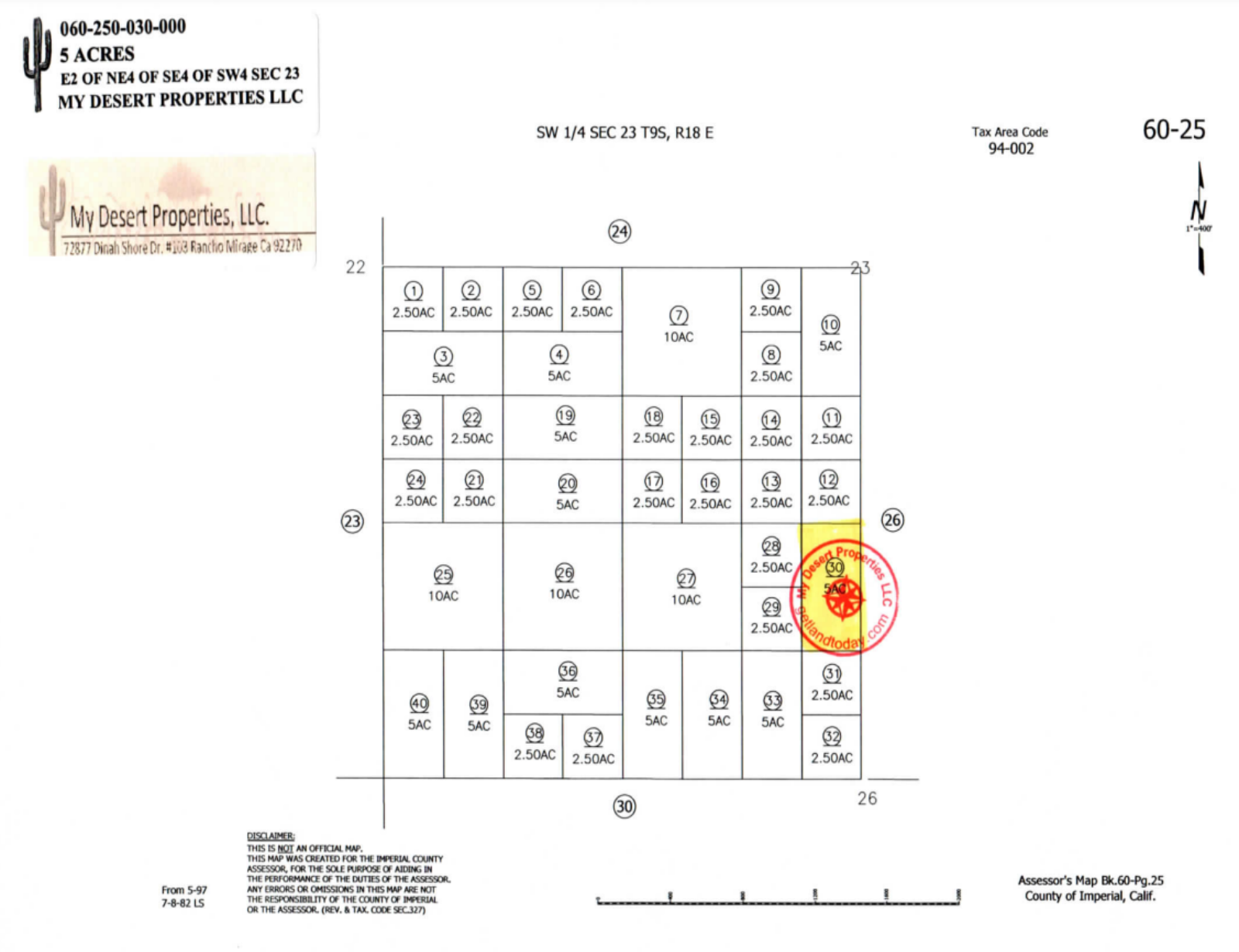 Your Own Piece of Paradise: Affordable Recreational Lot Near Palo Verde with Low Monthly Payments of $100/month! APN: 060-250-030-000 - Get Land Today