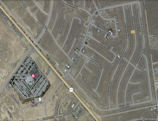NYE COUNTY, NEVADA RESIDENTIAL LOT NEAR HWY 160!! LOW MONTHLY PAYMENTS OF $135.00 6360 Jungle Ave., Pahrump, NV 89041 APN: 030-303-02 - Get Land Today