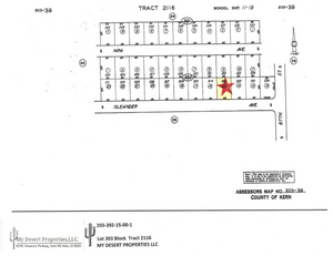 *NEW* KERN COUNTY!! RESIDENTIAL LOT NEXT TO NEWER MODEL HOME!! LOW MONTHLY PAYMENTS OF $250.00   87th and Oleander Ave., California City, California APN: 203-392-15-00-1 - Get Land Today