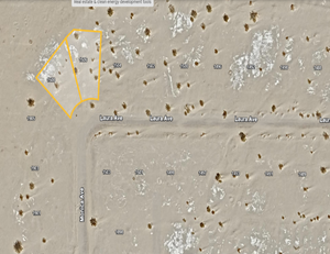 OFF-ROADING DELUXE!! DOUBLE LOT LOCATED NEAR OCOTILLO WELLS!! LOW MONTHLY PAYMENTS OF $350.00 1508 Monica Ave. & 1506 Laura Ave., Salton City, CA 92275 APN: 007-911-005-000 & 007-911-004-000