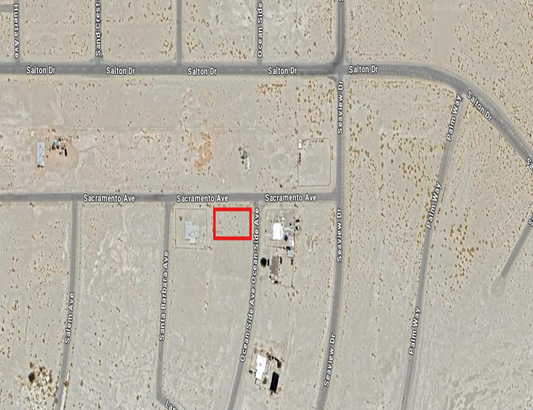 GREAT RESIDENTIAL LOT LOCATED IN A QUIET AREA!! LOW MONTHLY PAYMENTS OF $500.00  2205 Oceanside Ave., Salton City, CA 92275 APN: 016-122-002-000
