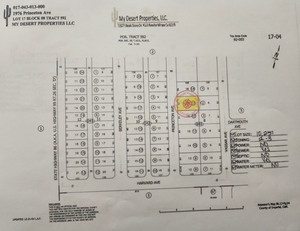 NEW!! RESIDENTIAL LOT NEAR COMMERCIAL AREA RIGHT OFF HIGHWAY!! LOW MONTHLY PAYMENTS OF $200.00  1976 Princeton Ave., Salton City, CA 92275 APN: 017-043-013-000