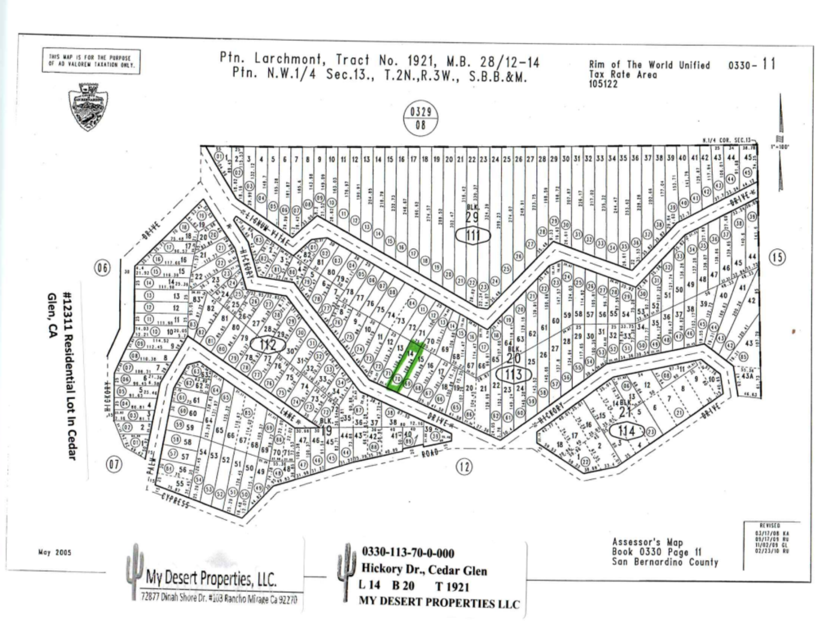 SAN BERNANDINO COUNTY!! NEAR LAKE ARROWHEAD!! LOW MONTHLY PAYMENTS OF $125.00 APN: 0330-113-70-000 - Get Land Today