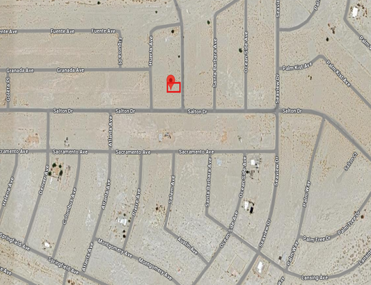 BEAUTIFUL RESIDENTIAL LOT IN A VERY QUIET AREA IN SALTON CITY!! LOW MONTHLY PAYMENTS OF $165.00  2117 Sand Crest Ave., Salton City, CA 92275 APN: 016-034-006-000 - Get Land Today