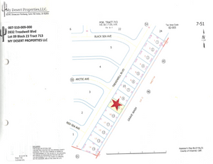 MAIN ROAD RESIDENTIAL LOT LOCATED NEAR THE FIRE STATION!! LOW MONTHLY PAYMENTS OF $275.00  2832 Treadwell Blvd., Salton City, CA 92275 APN: 007-510-009-000