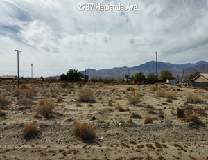RESIDENTIAL LOT IN  VISTA DEL MAR CLOSE TO HIGHWAY 86!! LOW MONTHLY PAYMENTS OF $300.00  2787 Hacienda Ave., Salton City, CA 92275 APN: 007-613-016-000