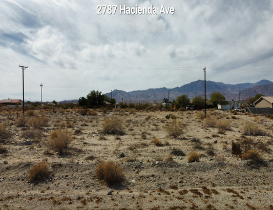 RESIDENTIAL LOT IN  VISTA DEL MAR CLOSE TO HIGHWAY 86!! LOW MONTHLY PAYMENTS OF $300.00  2787 Hacienda Ave., Salton City, CA 92275 APN: 007-613-016-000