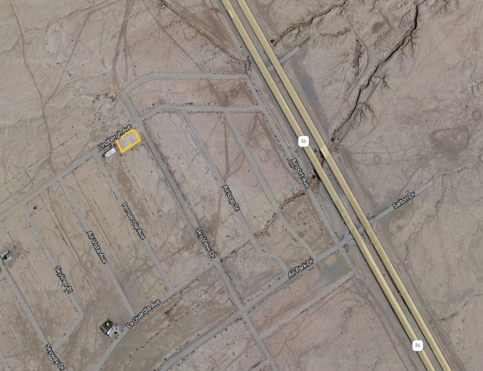 OVERSIZED CORNER LOT IN QUIET RESIDENTIAL AREA!! LOW MONTHLY PAYMENTS OF $175.00  1743 Sky View Dr., Salton City, CA 92275 APN: 017-182-001-000 - Get Land Today