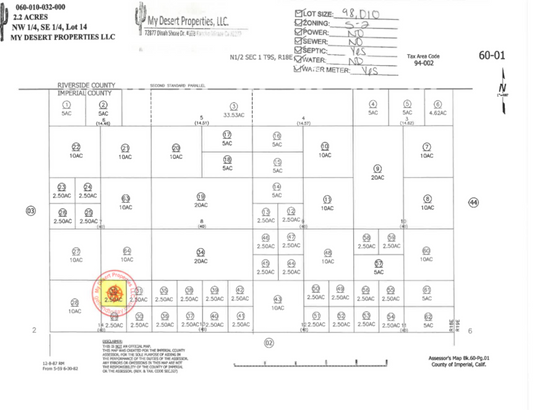 2.5 ACRES  LOW MONTHLY PAYMENTS OF $75.00 APN: 060-010-032 - Get Land Today