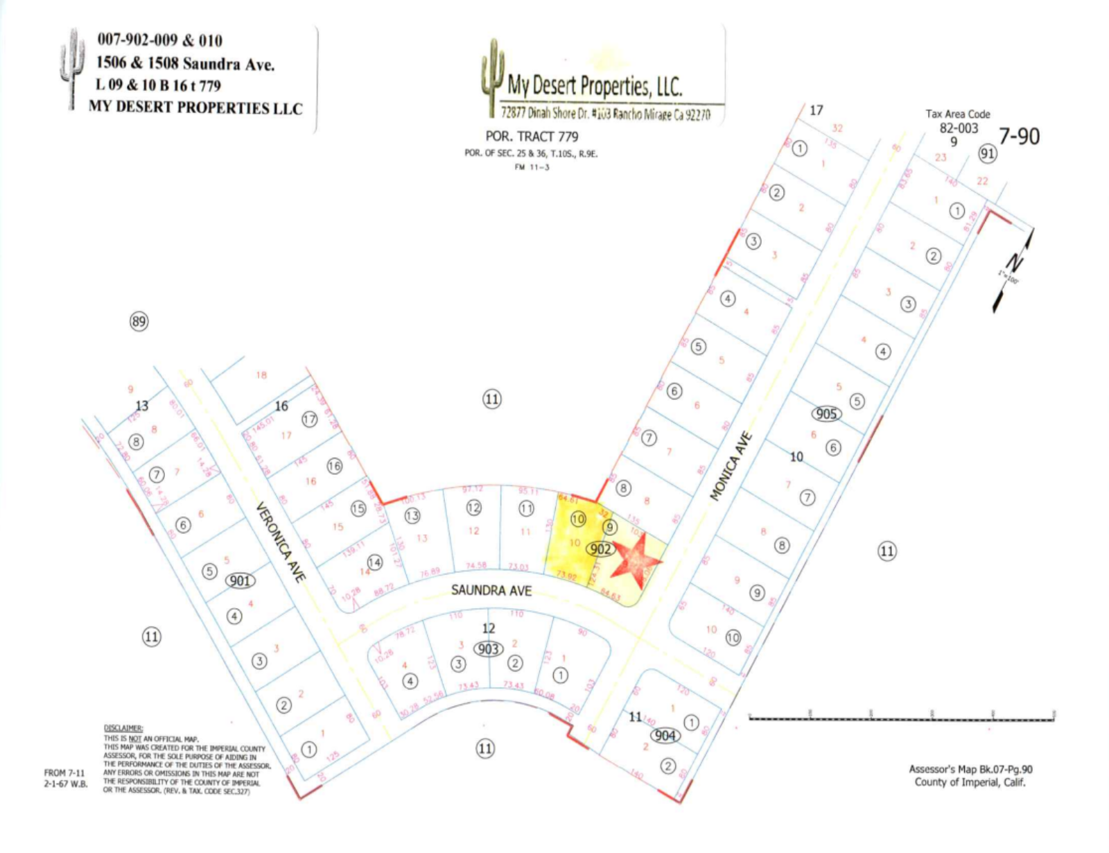 OFF-ROADING DELIGHT!! LOT NEAR OCOTILLO WELLS!! | LOW MONTHLY PAYMENTS OF $600.00 1506 & 1508 Saundra Ave., Salton City, CA 92275 APN: 007-902-009-000 & 007-902-010-000