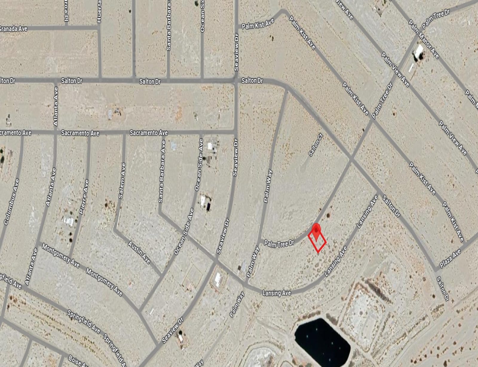 BEAUTIFUL RESIDENTIAL LOT IN A VERY QUIET AREA IN SALTON CITY!! LOW MONTHLY PAYMENTS OF $100.00  2182 Palm Tree Ave., Salton City, CA 92275 APN: 016-173-007-000 - Get Land Today