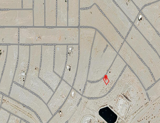 BEAUTIFUL RESIDENTIAL LOT IN A VERY QUIET AREA IN SALTON CITY!! LOW MONTHLY PAYMENTS OF $100.00  2182 Palm Tree Ave., Salton City, CA 92275 APN: 016-173-007-000 - Get Land Today