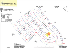 GREAT RESIDENTIAL LOT NEAR HIGH SCHOOL!! LOW MONTHLY PAYMENTS OF $215.00   2307 Shore Jewel Ave., Salton City, CA 92275 APN: 012-092-009-000