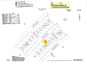 RESIDENTIAL LOT ONE BLOCK FROM HIGH SCHOOL!! LOW MONTHLY PAYMENTS OF $225.00   2444 Shore King Ave., Salton City, CA 92275 APN: 012-144-010-000