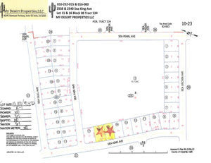 RESIDENTIAL COMBO LOTS LOCATED NEAR ELEMENTARY SCHOOL!! LOW MONTHLY PAYMENTS OF $400.00  2538 & 2540 Sea King Ave., Salton City, CA 92275 APN: 010-232-015-000 & 010-232-016-000