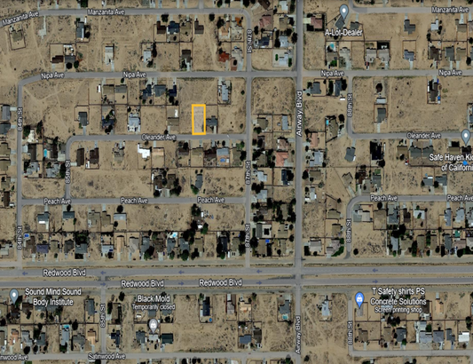 *NEW* KERN COUNTY!! RESIDENTIAL LOT NEXT TO NEWER MODEL HOME!! LOW MONTHLY PAYMENTS OF $250.00   87th and Oleander Ave., California City, California APN: 203-392-15-00-1 - Get Land Today
