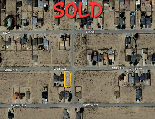 SOLD!! KERN COUNTY!! AMAZING CORNER LOT NEXT TO NEWER MODEL HOMES!! LOW MONTHLY PAYMENTS OF $275.00   Catalpa Ave. & 72nd St., California City, California APN: 211-191-26-00-7 - Get Land Today