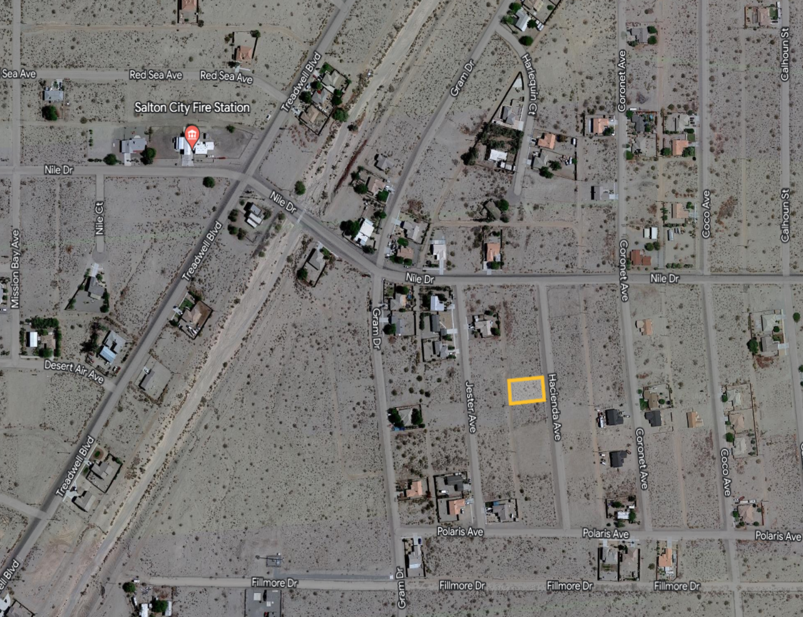 *NEW* RESIDENTIAL LOT IN  VISTA DEL MAR CLOSE TO HIGHWAY 86!! LOW MONTHLY PAYMENTS OF $225.00  2787 Hacienda Ave., Salton City, CA 92275 APN: 007-613-016-000 - Get Land Today