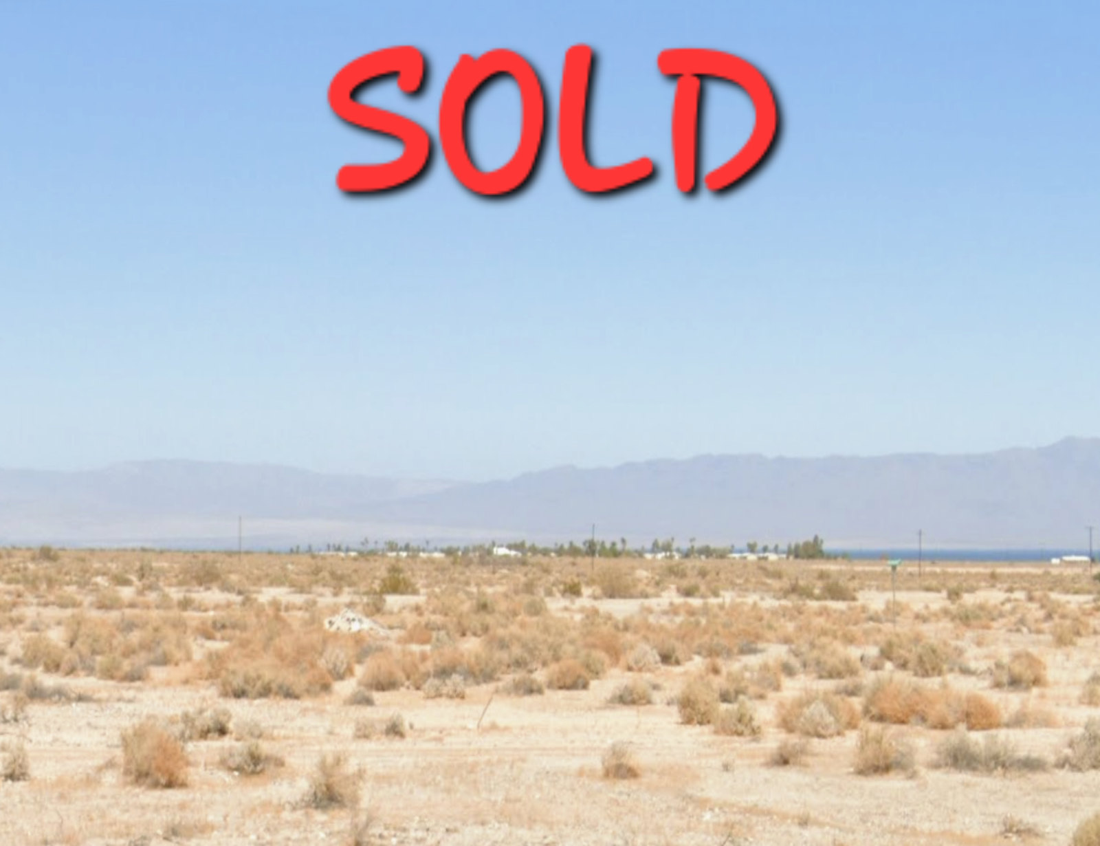 SOLD!! OVERSIZED RESIDENTIAL LOT IN A QUIET AREA IN SALTON CITY WITH A BEUTIFUL SCENERY!! LOW MONTHLY PAYMENTS OF $160.00  874 Hacienda Pk., Salton City, CA 92275 APN: 016-031-014-000