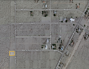 CORNER COMMERCIAL LOT IN VISTA DEL MAR, RIGHT OFF THE HIGHWAY 86!! LOW MONTHLY PAYMENTS OF $175.00  2791 Lesser Dr., Salton City, CA 92275 APN: 007-281-001-000 - Get Land Today