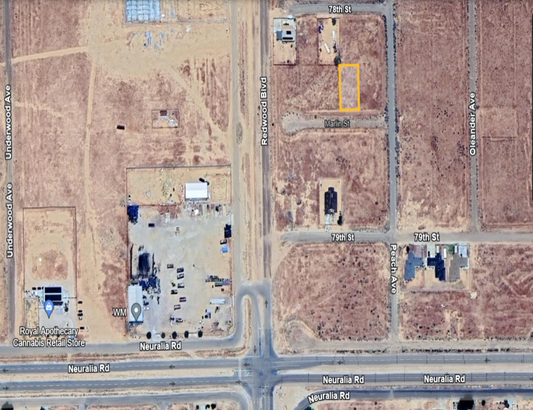 NEW!! GREAT RESIDENTIAL LOT NEAR MAIN STREET AND BUSINESSES!! LOW MONTHLY PAYMENTS OF $250.00  Marlin St. and Peach Ave., California City, CA  APN: 211-135-04-00-3 - Get Land Today
