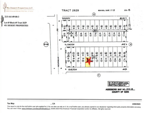 RESIDENTIAL LOT NEAR MAIN STREET WITH A BEAUTIFUL SCENERY!! LOW MONTHLY PAYMENTS OF $240.00   QUEZON AVE., CALIFORNIA CITY, CA 93505  APN: 213-161-09 - Get Land Today