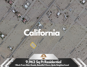 Build Your Dream Home Near Main Roads with Stunning Views of Salton Sea & Santa Rosa Mountains. Own this 9,962 Sq Ft Residential Lot for $175/mo + $175 down payment | 2539 Sea View Ave., Salton City, CA 92275 APN: 009-341-005-000 - Get Land Today