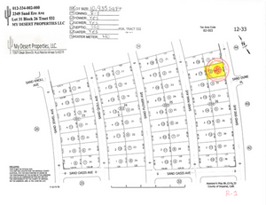 BEAUTIFUL SCENERY RESIDENTIAL LOT LOCATED NEAR SCHOOLS!! LOW MONTHLY PAYMENTS OF $250.00  2439 Sand Ere Ave., Salton City, CA 92275  APN: 012-334-002-000 - Get Land Today