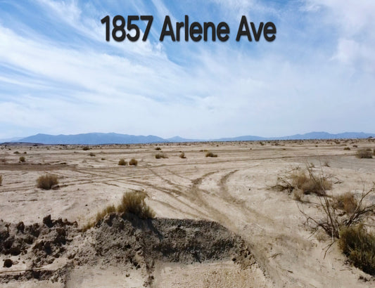 RESIDENTIAL LOT ON THE WESTSIDE OF THE HIGHWAY!! LOW MONTHLY PAYMENTS OF $250.00  1857 Arlene Ave., Salton City, CA 92275 APN: 017-752-004-000