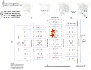 BEAUTIFUL COMBO LOT LOCATED A FEW BLOCK FROM ELEMENTARY SCHOOL!!  LOW MONTHLY PAYMENT OF $400.00  2504 & 2506 Sea Oasis Ave., Salton City, CA 92275 APN: 009-423-015-000 & 009-423-016-000 - Get Land Today