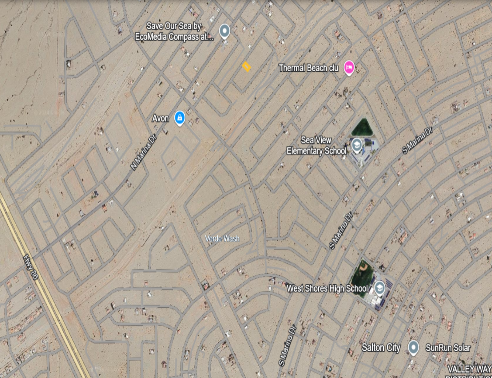 GREAT RESIDENTIAL LOT WITH A BEAUTIFUL VIEW OF THE LAKE AND THE MOUNTAINS!! LOW MONTHLY PAYMENTS OF $175.00  2538 Sea Wind Ave., Salton City, CA 92275 APN: 009-343-010-000