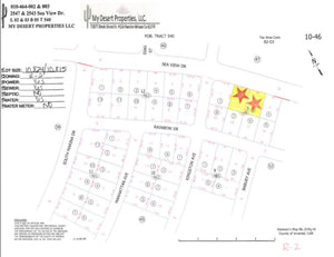 SIDE BY SIDE COMBO LOTS ON MAIN ROAD WITH BEAUTIFUL SCENERY!! LOW MONTHLY PAYMENTS OF $500.00  2547 Seaview Dr., Salton City, CA 92275 APN: 010-464-002-000 & 010-464-003-000