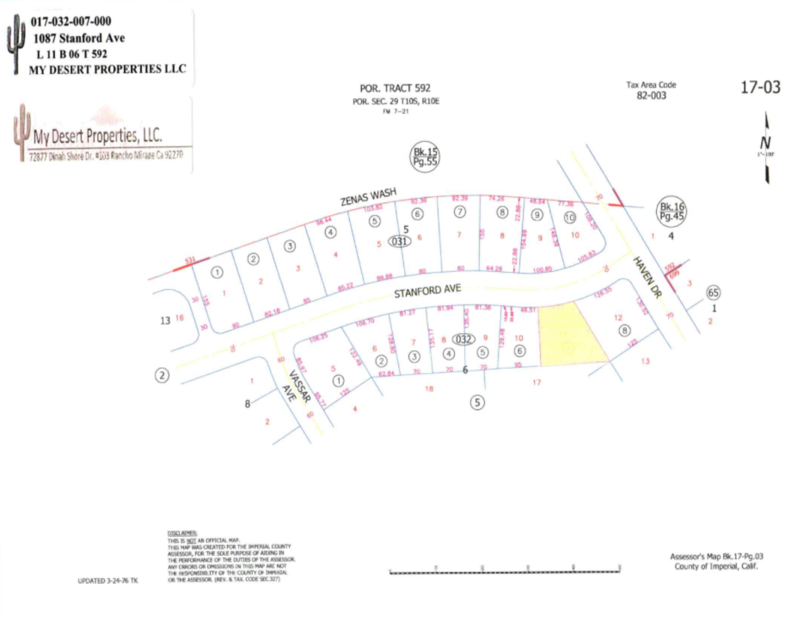 PRE-SALE STARTS 10/20/25!!  RESIDENTIAL LOT CLOSE TO HWY86 AND THE COMMERCIAL AREA!! LOW MONTHLY PAYMENTS OF $190.00  1087 Stanford Ave., Salton City, CA 92274 APN: 017-032-007-000 - Get Land Today