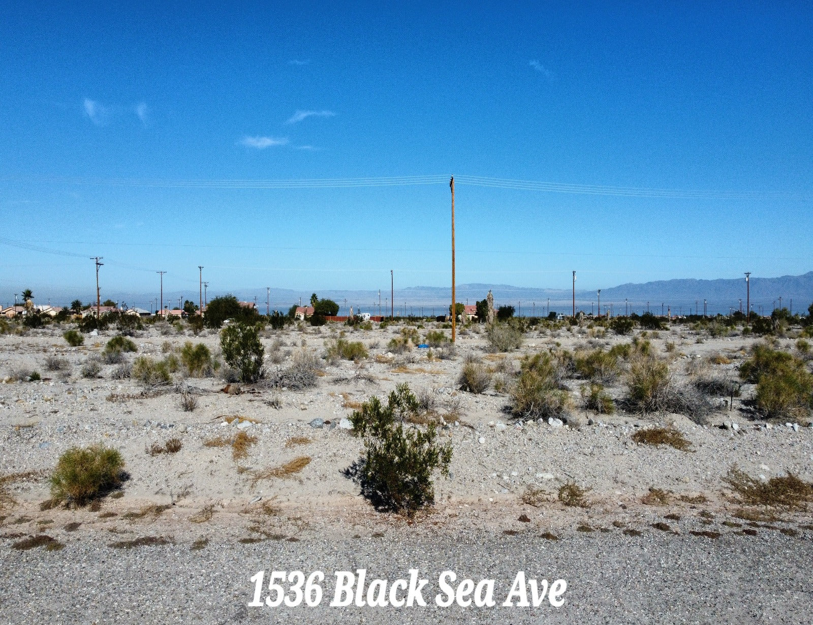 GREAT RESIDENTIAL LOT IN VISTA DEL MAR WITH BEAUTIFUL SCENERY!! LOW MONTHLY PAYMENTS OF $225.00  1536 Black Sea Ave., Salton City, CA 92275 APN: 007-522-025-000 - Get Land Today
