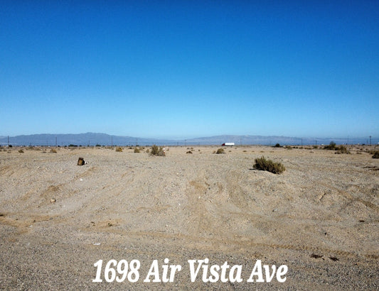 WESTSIDE OF HIGHWAY 86 RESIDENTIAL LOT IN A QUIET AREA!! LOW MONTHLY PAYMENTS OF $125.00  1698 Air Vista Ave., Salton City, CA 92275  APN: 017-213-005-000 - Get Land Today