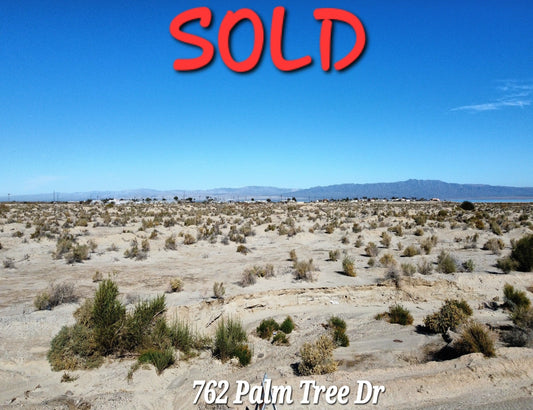 SOLD!! GREAT RESIDENTIAL LOT IN A TRANQUIL AREA IN SALTON CITY!! LOW MONTHLY PAYMENTS OF $100.00  762 Palm Tree Ave., Salton City, CA 92275  APN: 017-850-002-000 - Get Land Today
