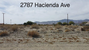 RESIDENTIAL LOT IN  VISTA DEL MAR CLOSE TO HIGHWAY 86!! LOW MONTHLY PAYMENTS OF $300.00  2787 Hacienda Ave., Salton City, CA 92275 APN: 007-613-016-000