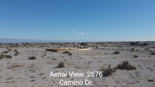 BEAUTIFUL RESIDENTIAL LOT WITH  DELIGHTFUL SCENERY!! LOW MONTHLY PAYMENTS OF $200.00 2676 Camino Ave., Salton City, CA 92275 APN: 009-014-002-000