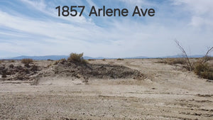 RESIDENTIAL LOT ON THE WESTSIDE OF THE HIGHWAY!! LOW MONTHLY PAYMENTS OF $250.00  1857 Arlene Ave., Salton City, CA 92275 APN: 017-752-004-000