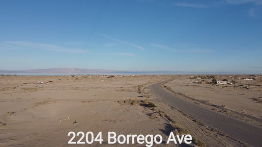 AMAZING RESIDENTIAL CORNER LOT ON MAIN ROAD!! LOW MONTHLY PAYMENTS OF $150.00  2204 Borrego Ave., Salton City, CA 92275  APN: 015-234-009-000