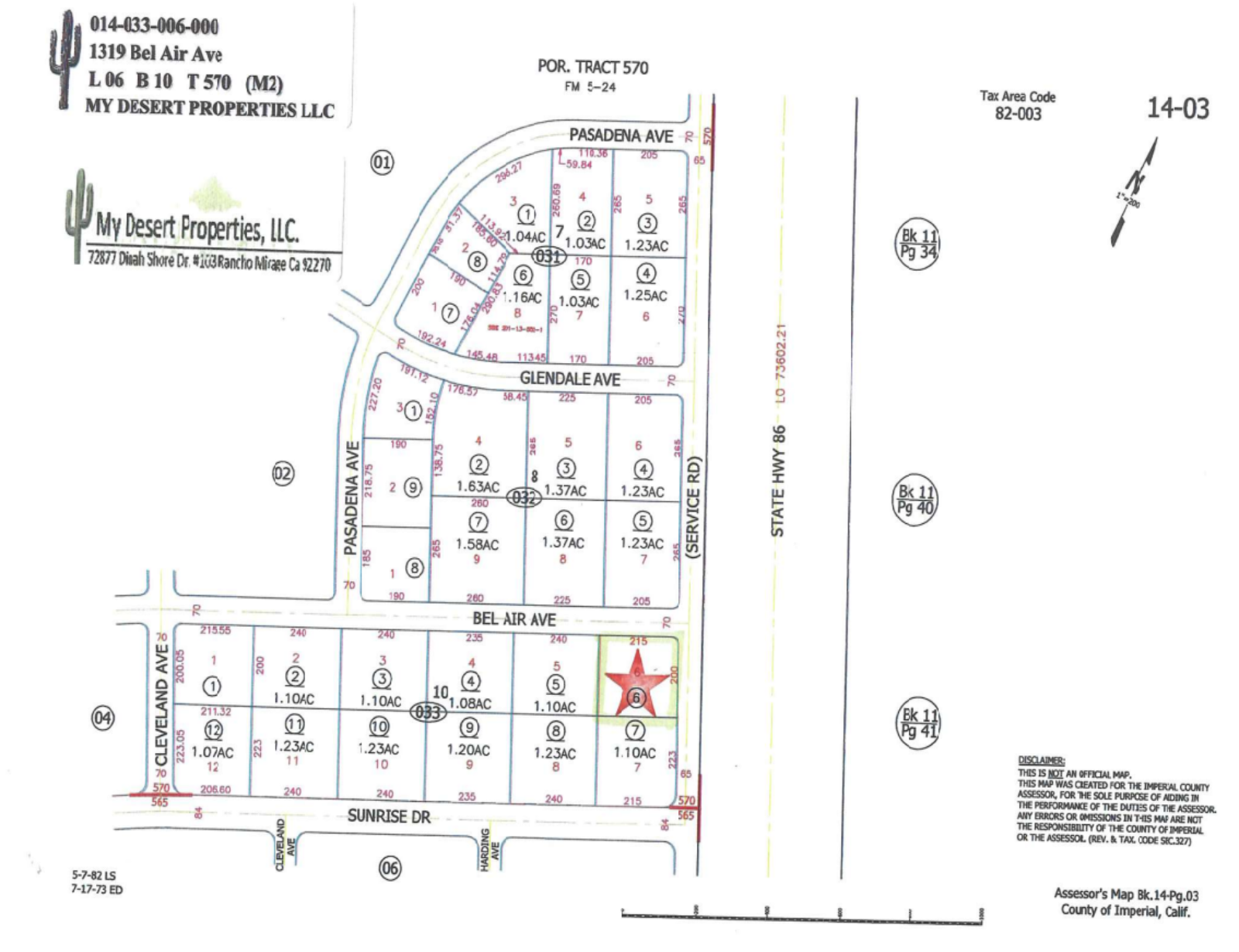 *NEW* LITHIUM VALLEY LOT!! LOW MONTHLY PAYMENTS!! 1319 Bel Air Ave., Salton City, CA 92275 APN: 014-033-006-000 - Get Land Today