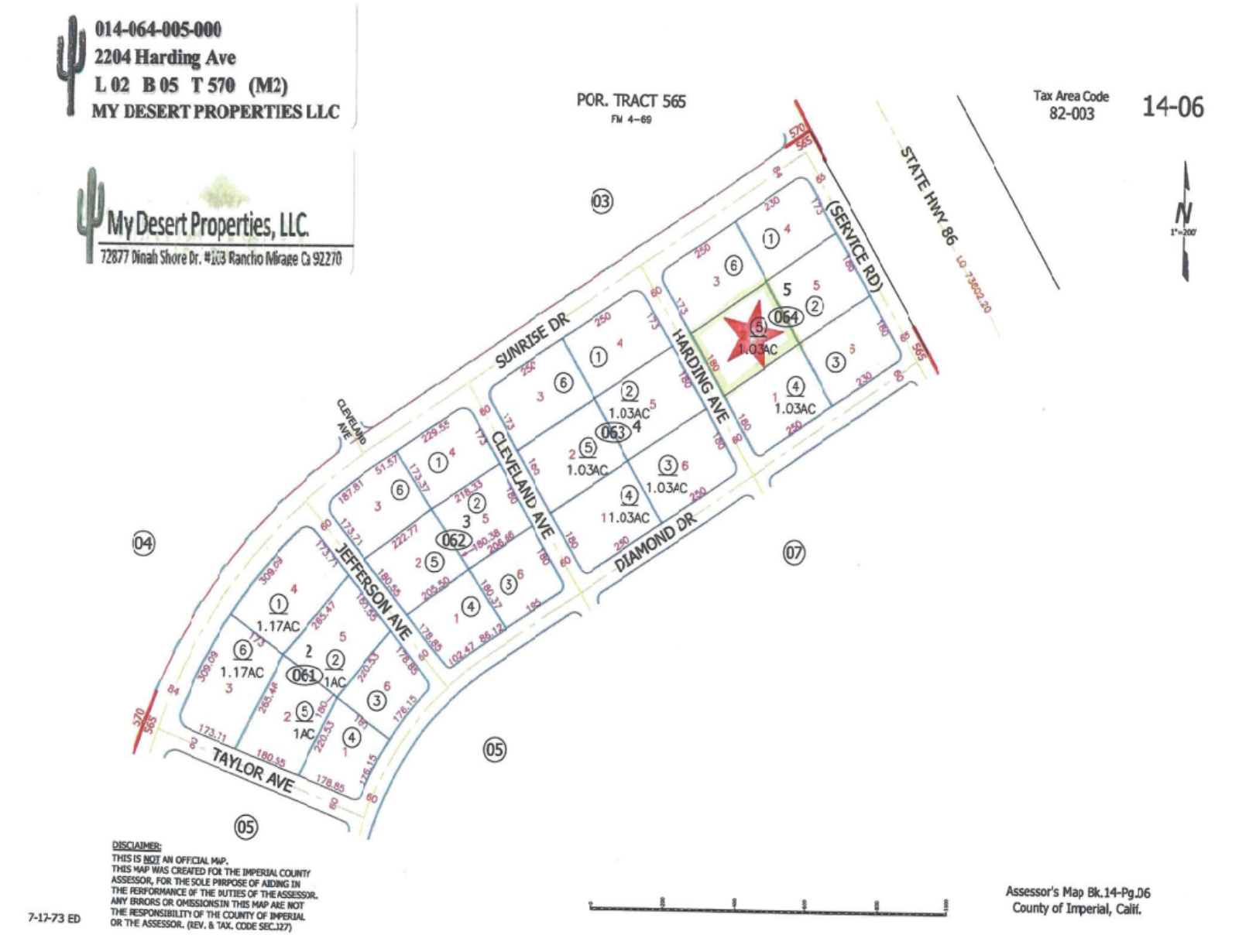 *NEW* LITHIUM VALLEY LOT!! LOW MONTHLY PAYMENTS!! 2204 Harding Ave., Salton City, CA 92275 APN: 014-064-005-000 - Get Land Today