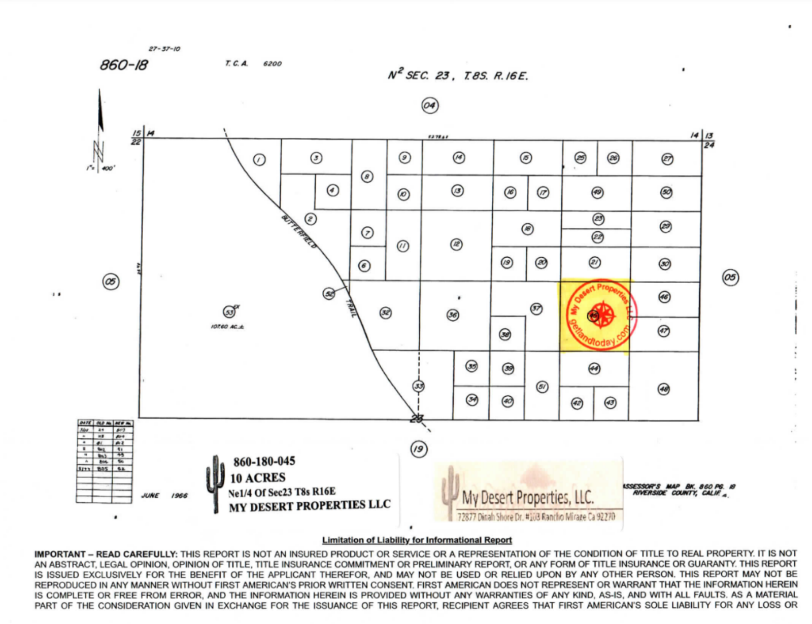 *NEW* RECREATIONAL 10 ACRES NEAR CHUCKWALLA MOUNTAINS!! LOW MONTHLY PAYMENTS OF $175.00 APN: 860-180-045 - Get Land Today